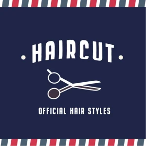 Visuel de bon « Haircut » avec ciseaux, The Barber Zurich